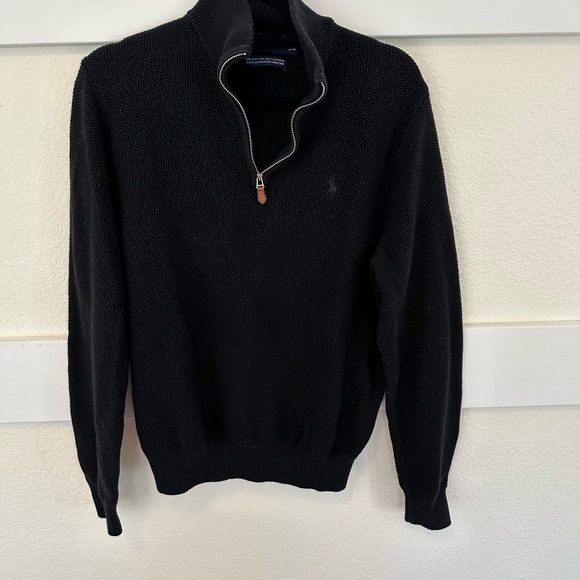 Men’s Polo Golf Quarter Zip Sweater Longsleeve sz L - Picture 5 of 6